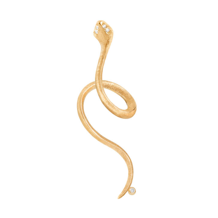 Snakes Ohrring 750 Gelbgold mit Brillanten
