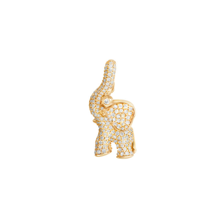 Elephant Charm 750 Gelbgold mit Brillanten