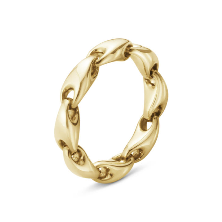 Reflect Chain Ring 750 Gelbgold